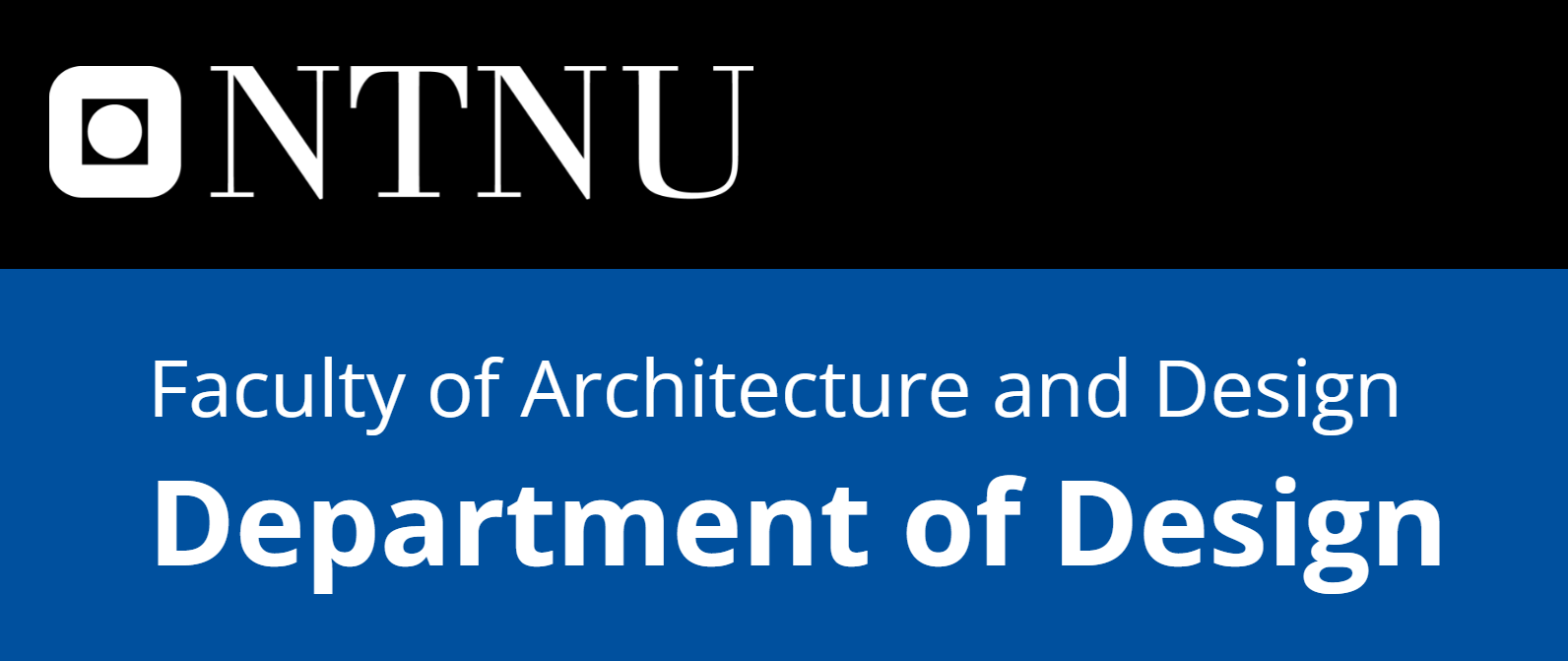 ntnu design department website redesign